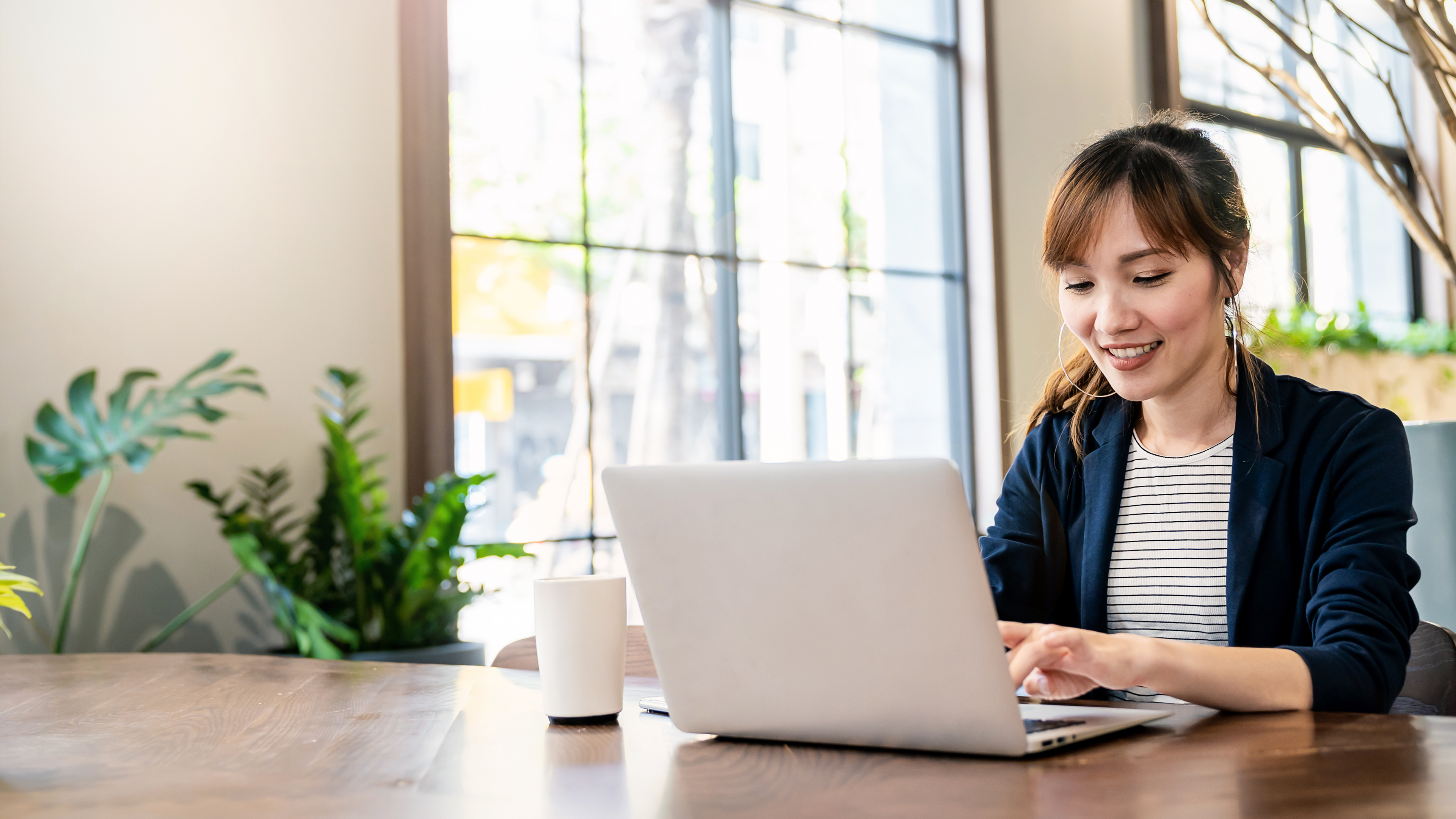 Woman on laptop